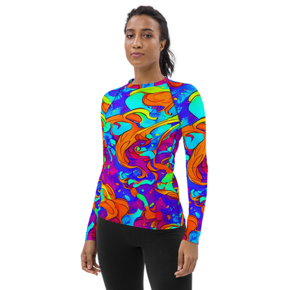 Women's Rash Guard - Roset Rapture