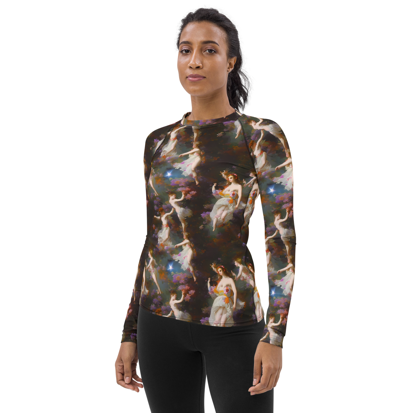 Women's Rash Guard - Winterhalter Whimsy