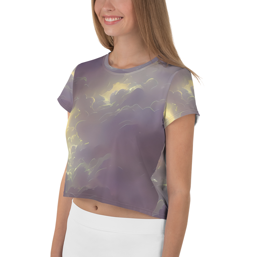 Women's Crop Tee - Stormy Muse