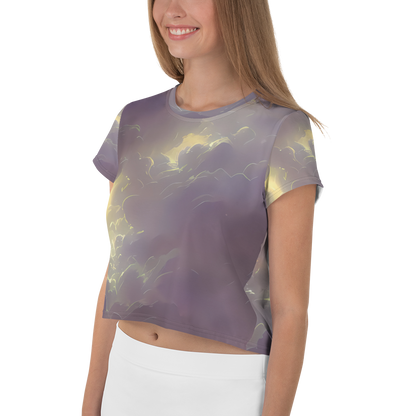 Women's Crop Tee - Stormy Muse