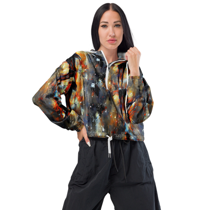 Women's Cropped Windbreaker - Sidereal Threads