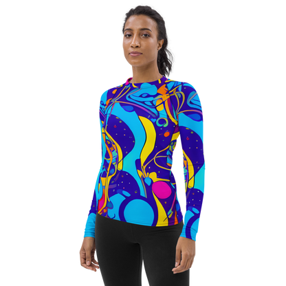 Women's Rash Guard - Spectral Tangle