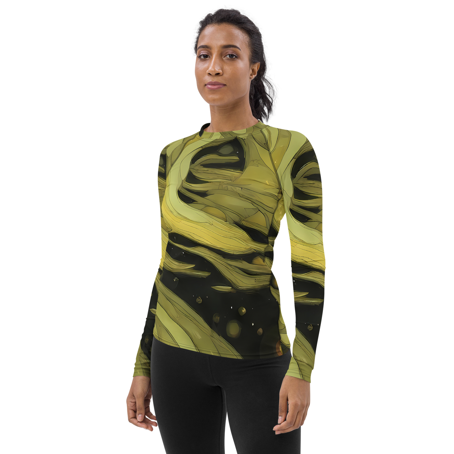 Women's Rash Guard - Whispered Breeze