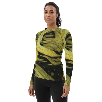 Women's Rash Guard - Whispered Breeze