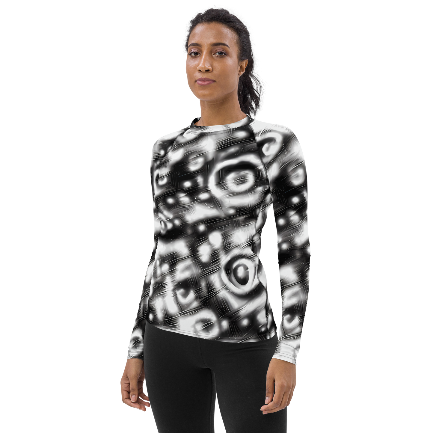 Women's Rash Guard - Bernhard Swirl