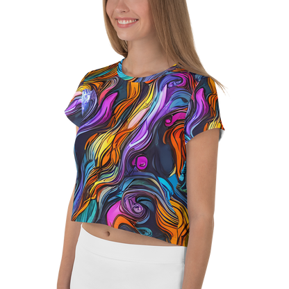 Women's Crop Tee - Guiard's Whirl