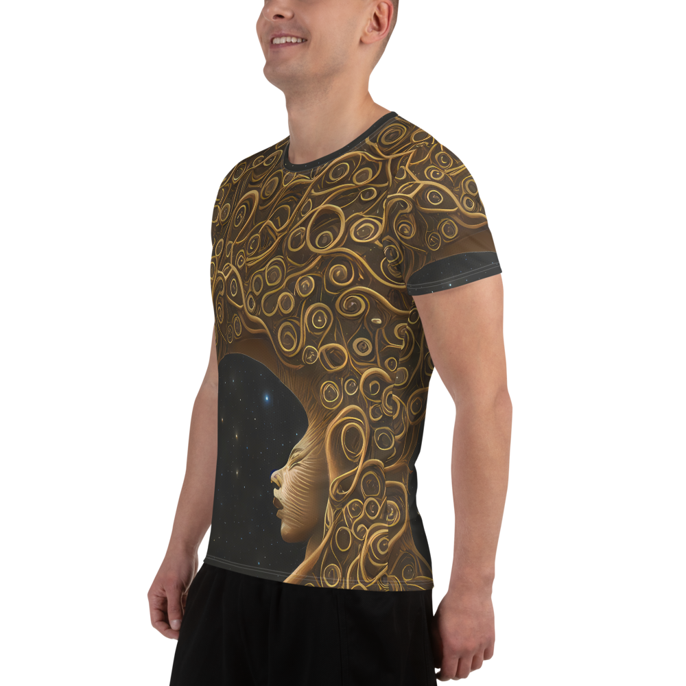 Men's Athletic T-Shirt - Ethereal Coils