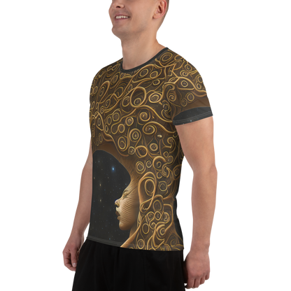 Men's Athletic T-Shirt - Ethereal Coils