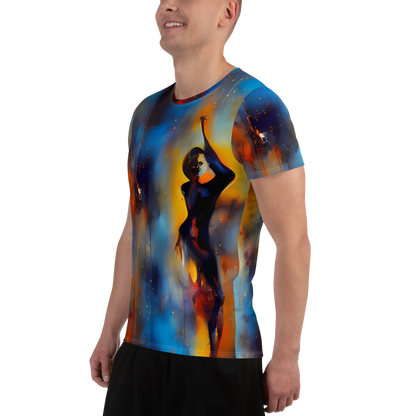 Men's Athletic T-Shirt - Cobalt Vogue