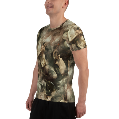 Men's Athletic T-Shirt - Ceramic Swirl