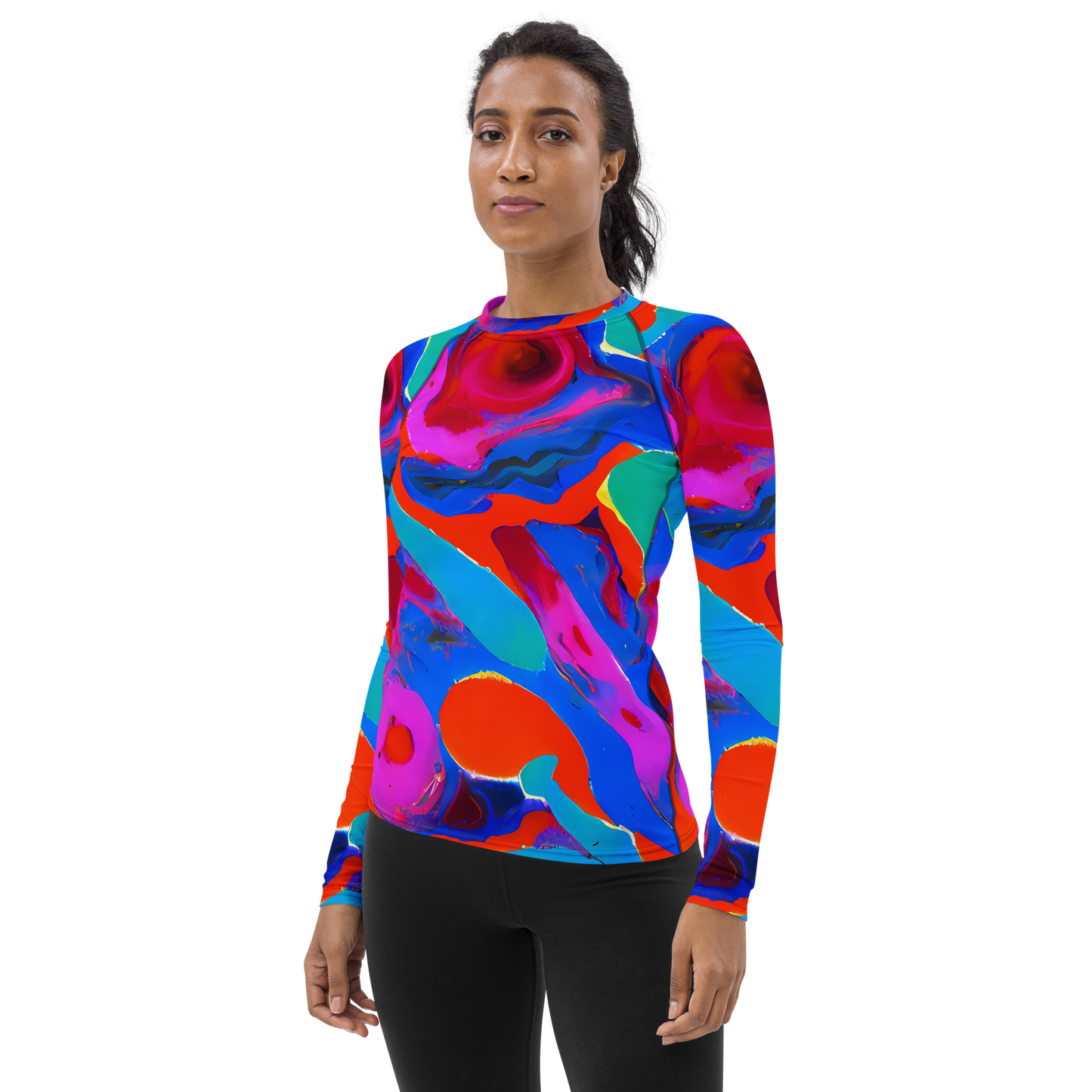 Women's Rash Guard - Irvin Rhapsody