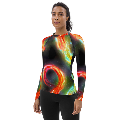 Women's Rash Guard - Sherwood Swirl