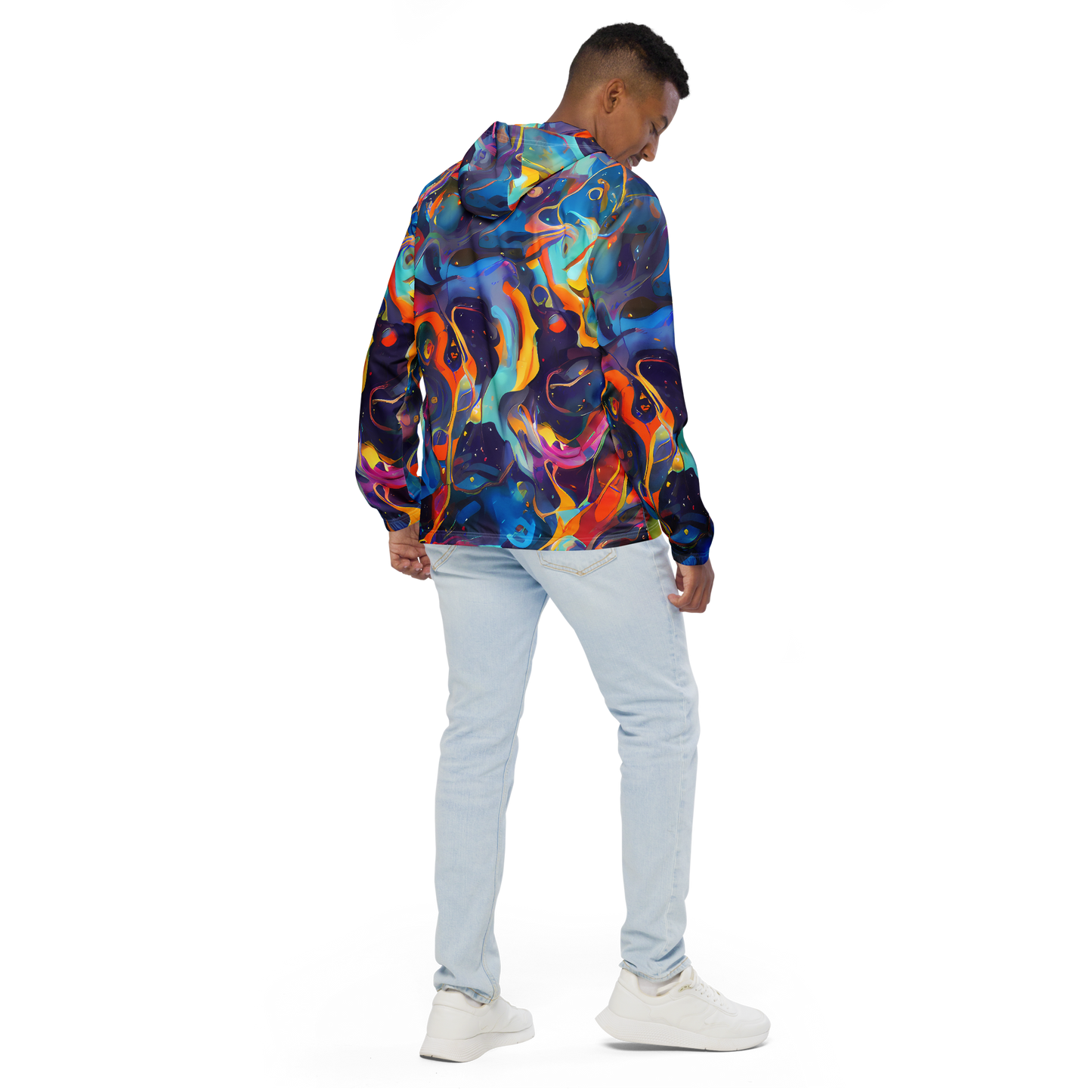 Men's Windbreaker - Whimsical Fusion