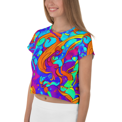 Women's Crop Tee - Roset Rapture