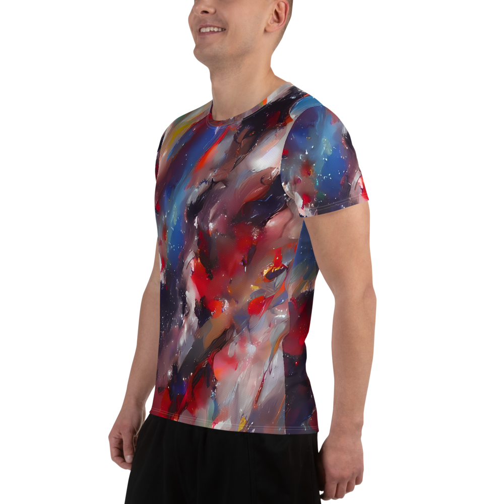 Men's Athletic T-Shirt - Passionate Brush