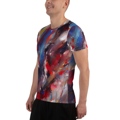 Men's Athletic T-Shirt - Passionate Brush