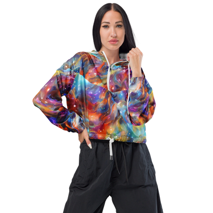 Women's Cropped Windbreaker - Esao's Eddies