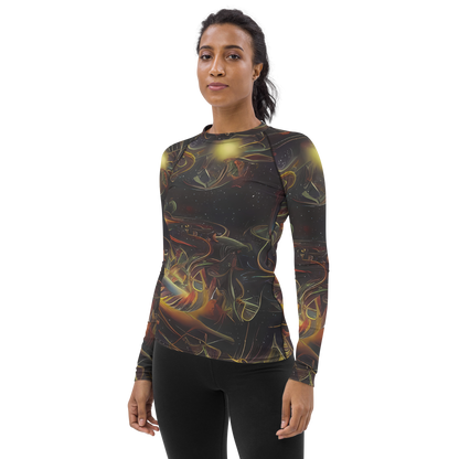 Women's Rash Guard - Galactic Swirl