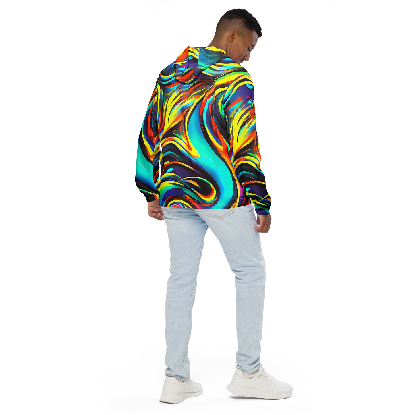 Men's Windbreaker - Cyber Surge