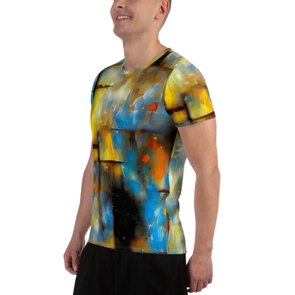 Men's Athletic T-Shirt - Kohn Cubism