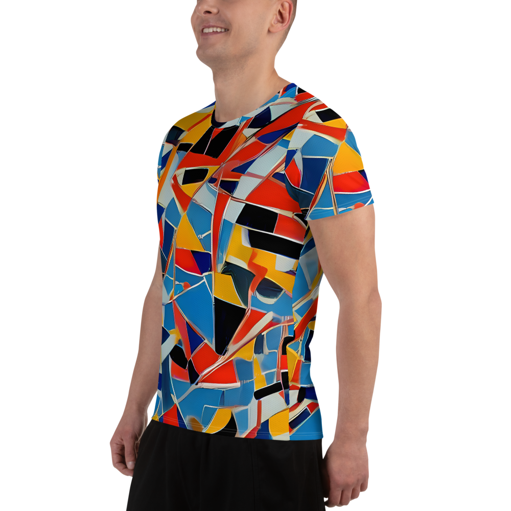 Men's Athletic T-Shirt - Abstract Mingle