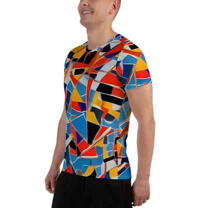 Men's Athletic T-Shirt - Abstract Mingle