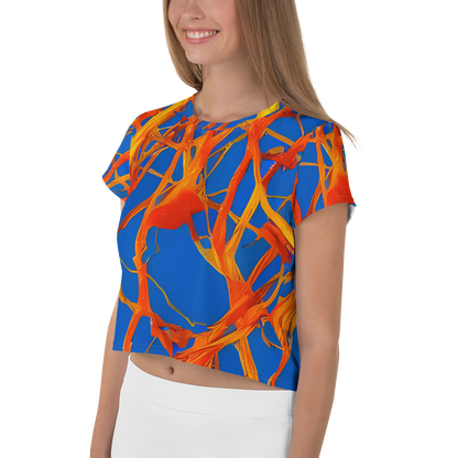 Women's Crop Tee - Vivid Plexus