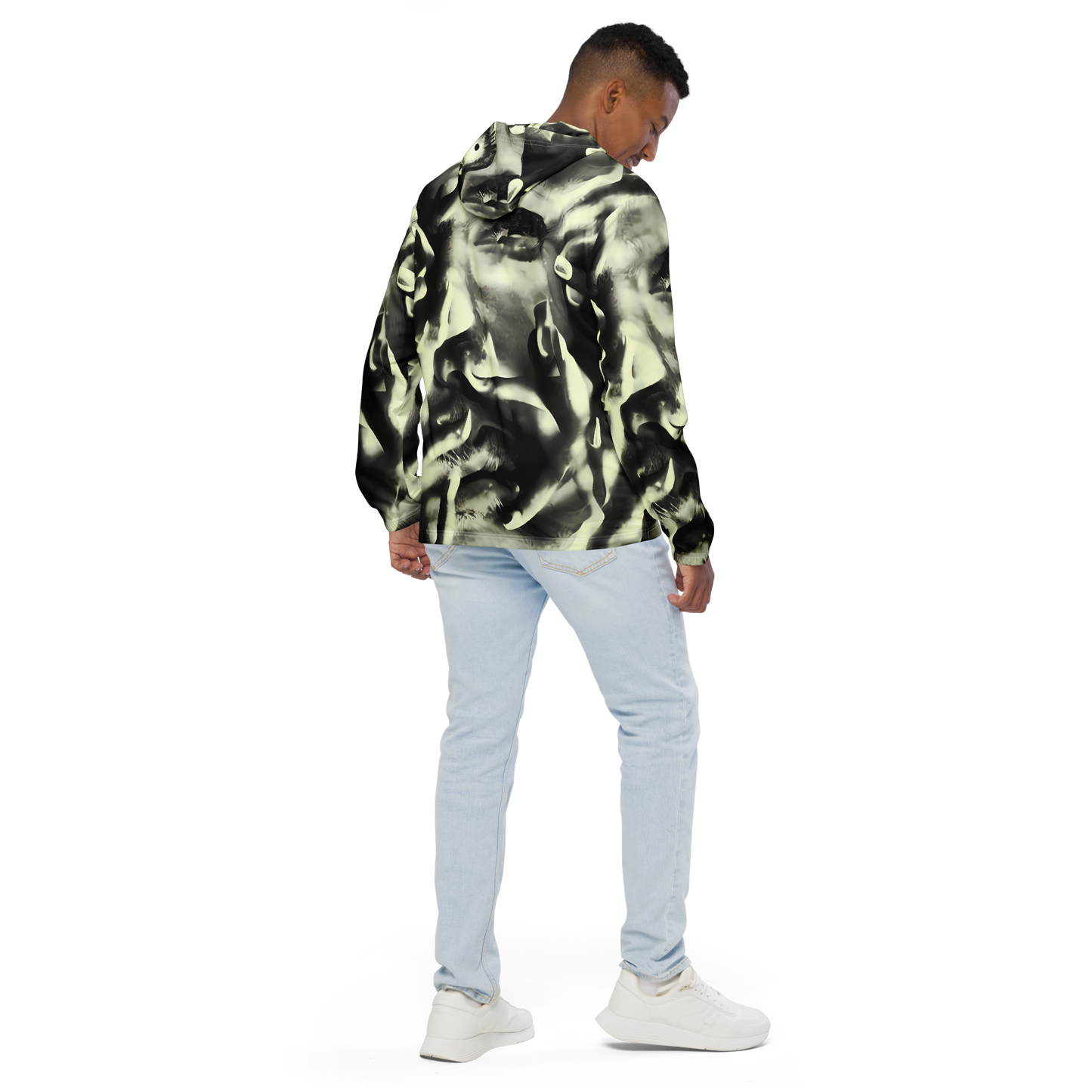 Men's Windbreaker - Shadowed Mystique