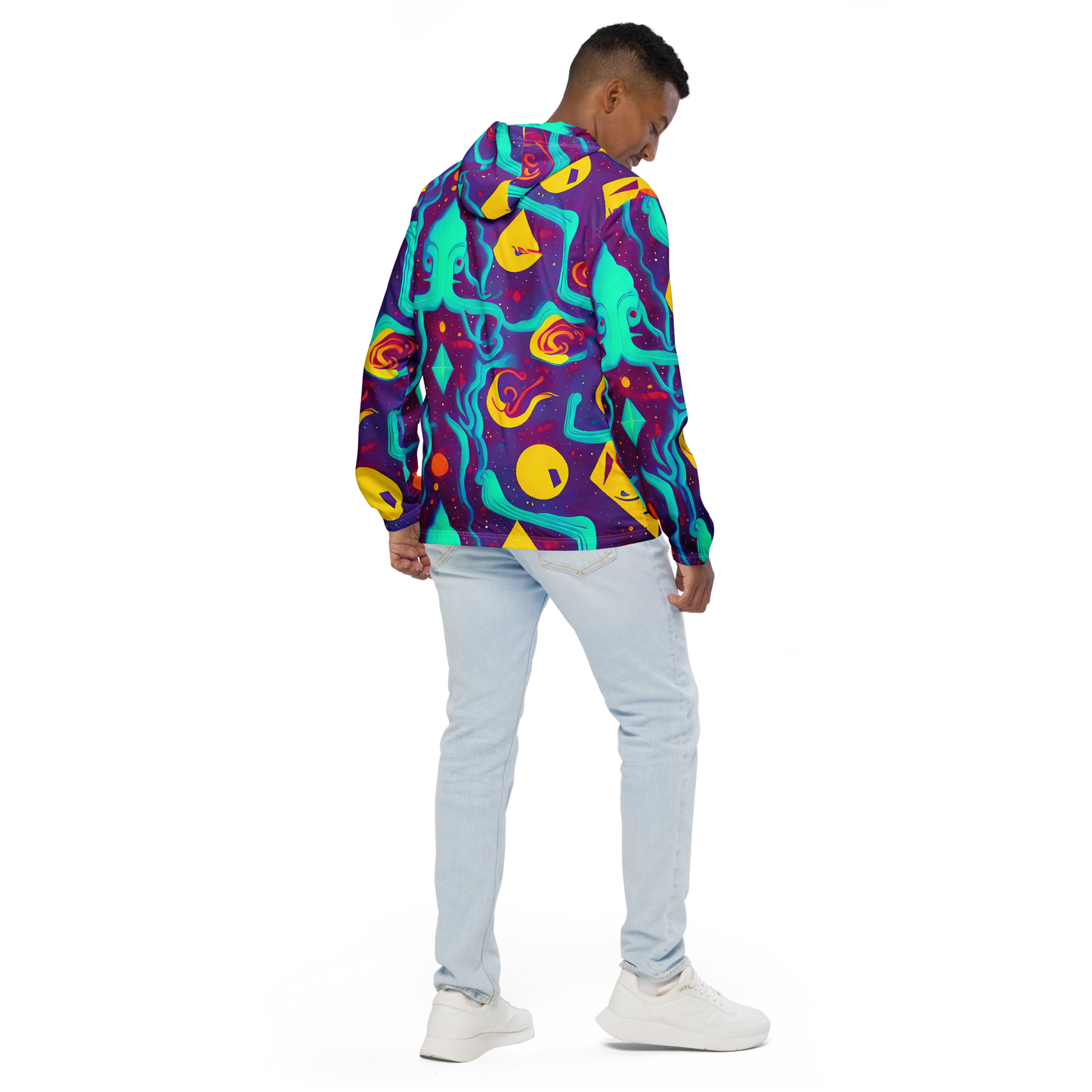 Men's Windbreaker - Cosmic Current