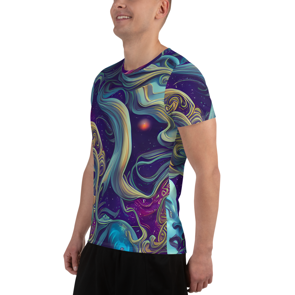 Men's Athletic T-Shirt - Stellar Waves