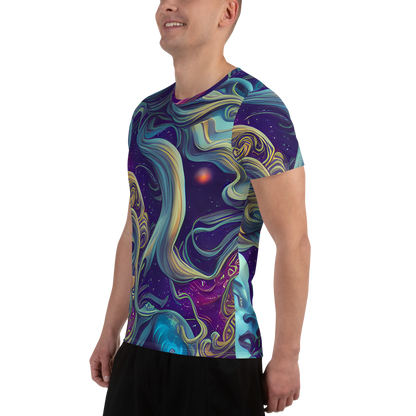 Men's Athletic T-Shirt - Stellar Waves