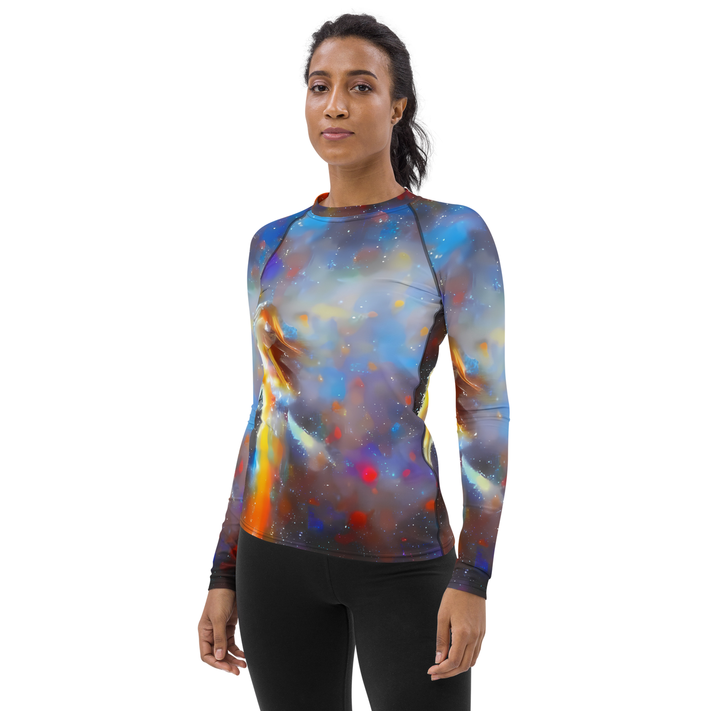 Women's Rash Guard - Impressionist Drift