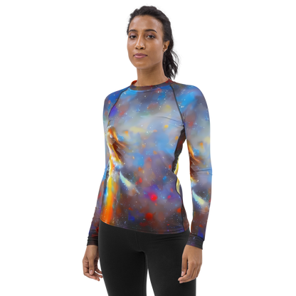 Women's Rash Guard - Impressionist Drift