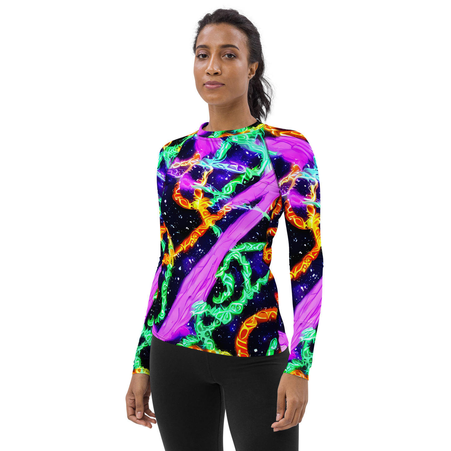 Women's Rash Guard - Enckell's Nebula