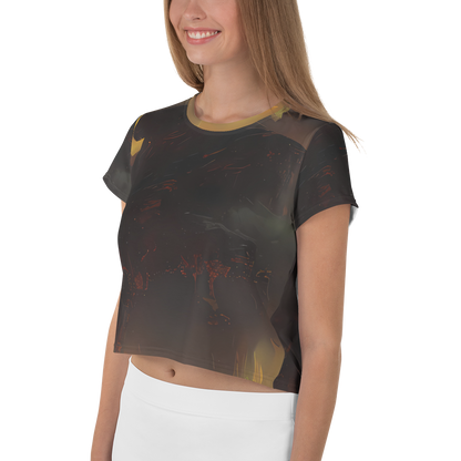 Women's Crop Tee - Solar Torrent