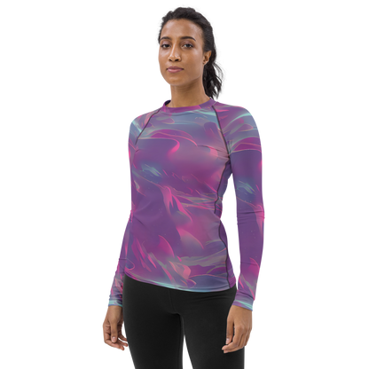 Women's Rash Guard - Dreamscape Swirl