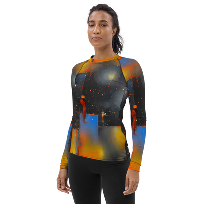 Women's Rash Guard - Monet's Matrix