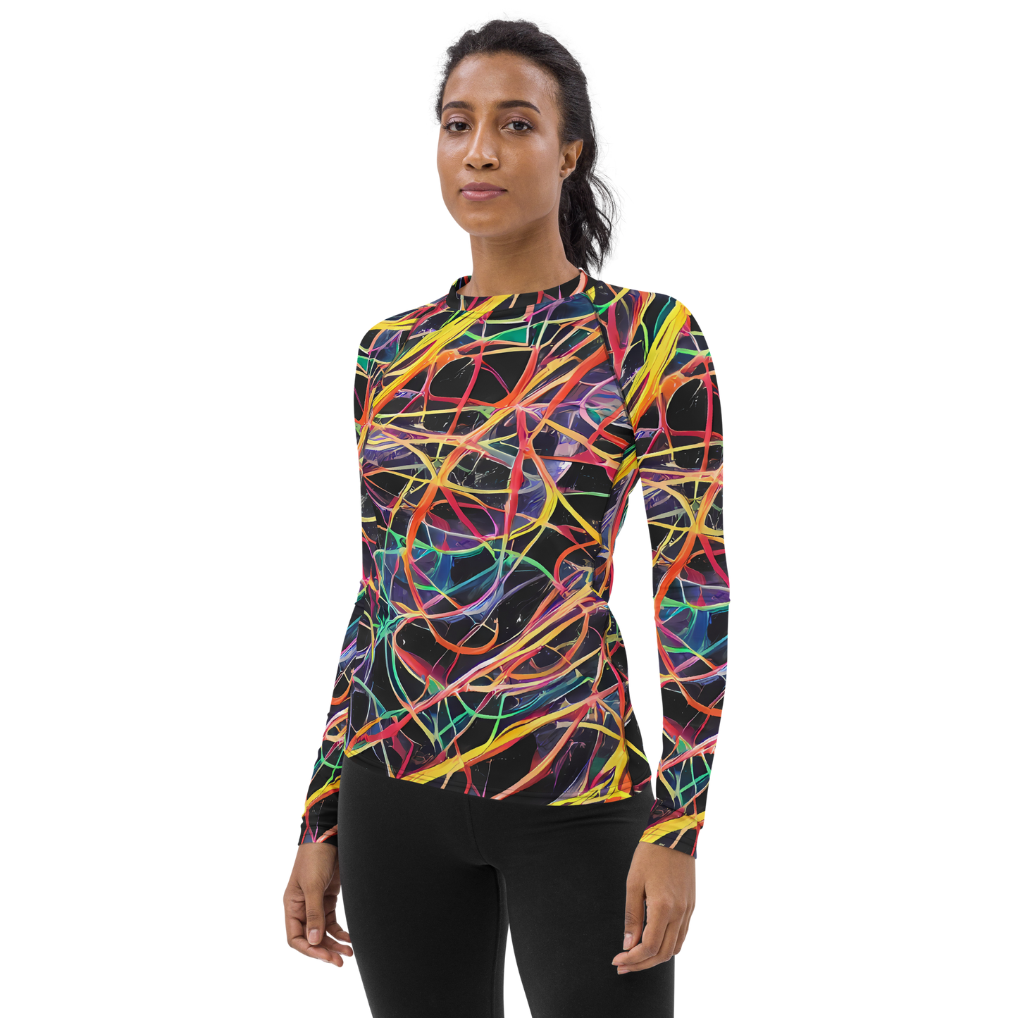 Women's Rash Guard - Acconci Twirl