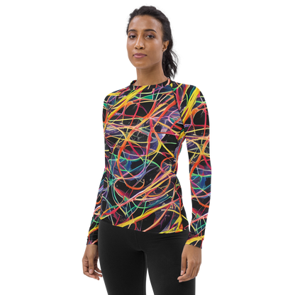 Women's Rash Guard - Acconci Twirl