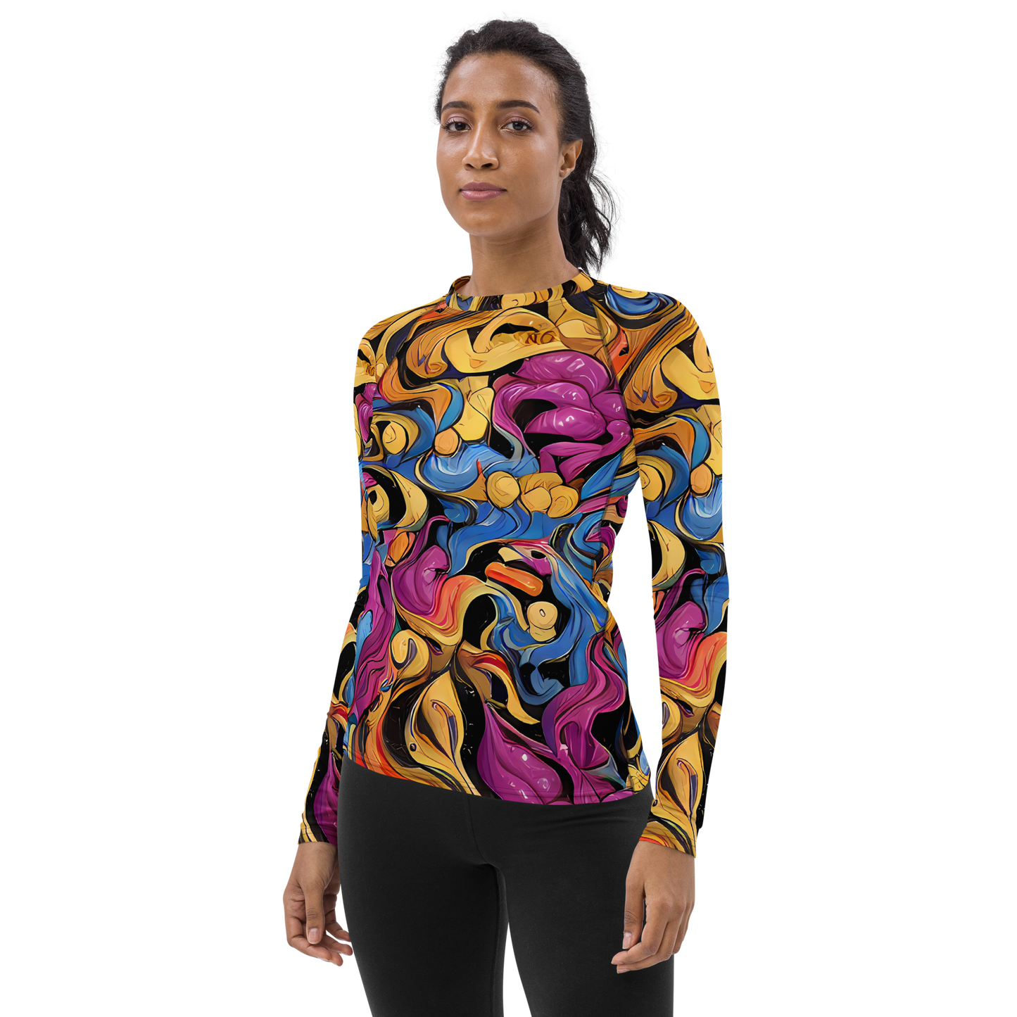 Women's Rash Guard - Bosschaert Whorls