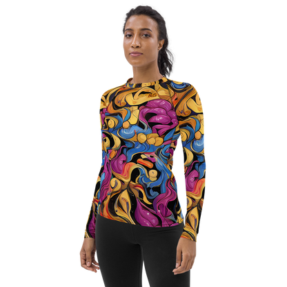 Women's Rash Guard - Bosschaert Whorls