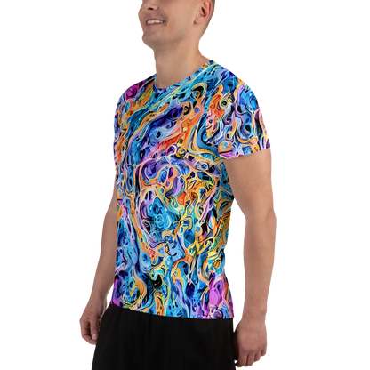 Men's Athletic T-Shirt - Rococo Vortex