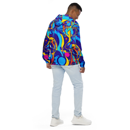 Men's Windbreaker - Spectral Tangle