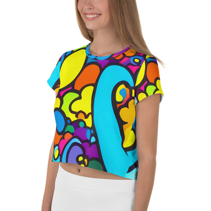 Women's Crop Tee - Pop Playland