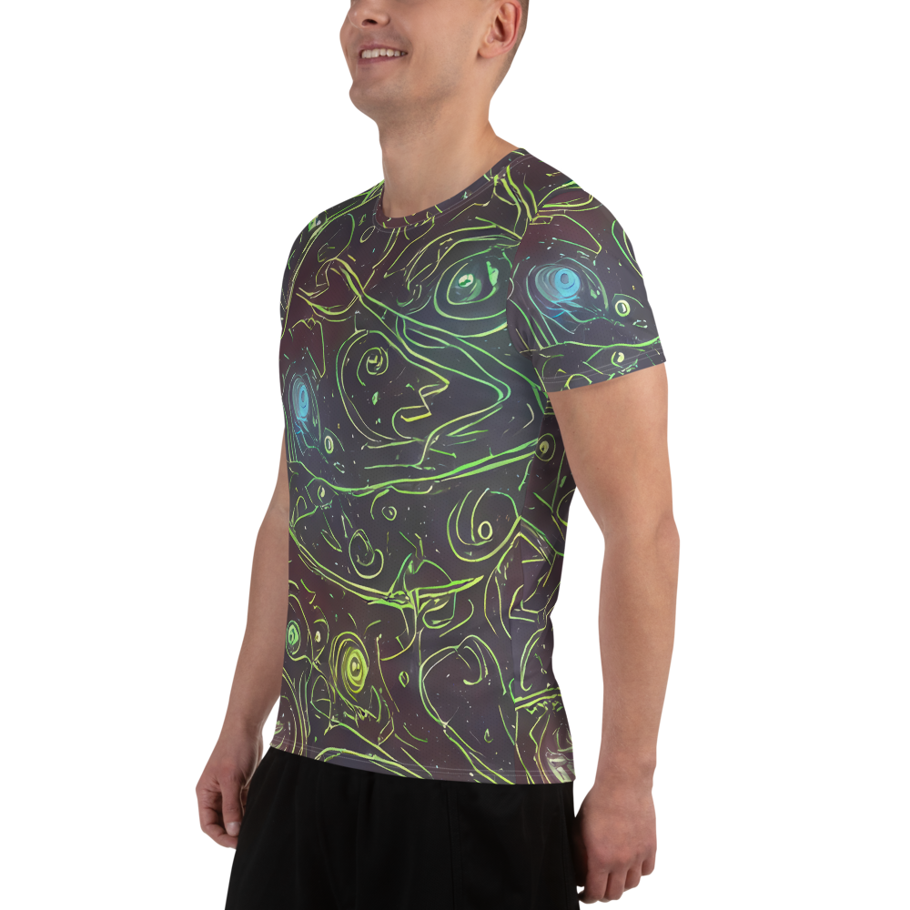 Men's Athletic T-Shirt - Starfield Scrolls