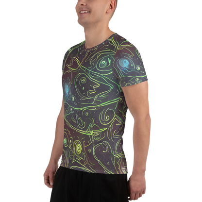 Men's Athletic T-Shirt - Starfield Scrolls