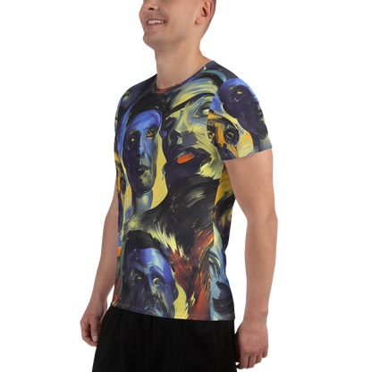 Men's Athletic T-Shirt - Cosmic Visages