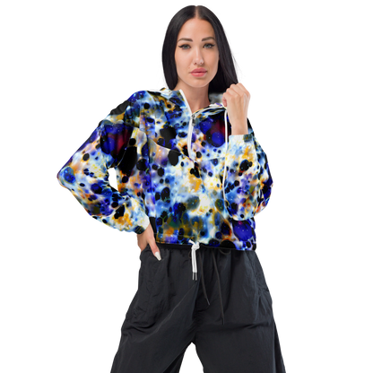 Women's Cropped Windbreaker - Tarbell Haze