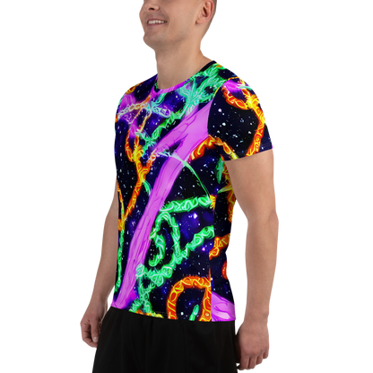 Men's Athletic T-Shirt - Enckell's Nebula