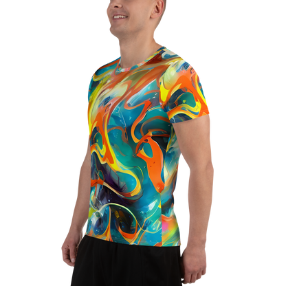 Men's Athletic T-Shirt - Cecily’S Swirl